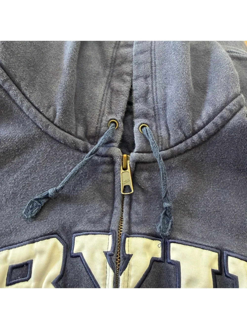 Vtg Nike Team BYU Cougars Full Zip Hoodie Mens XL Y2K